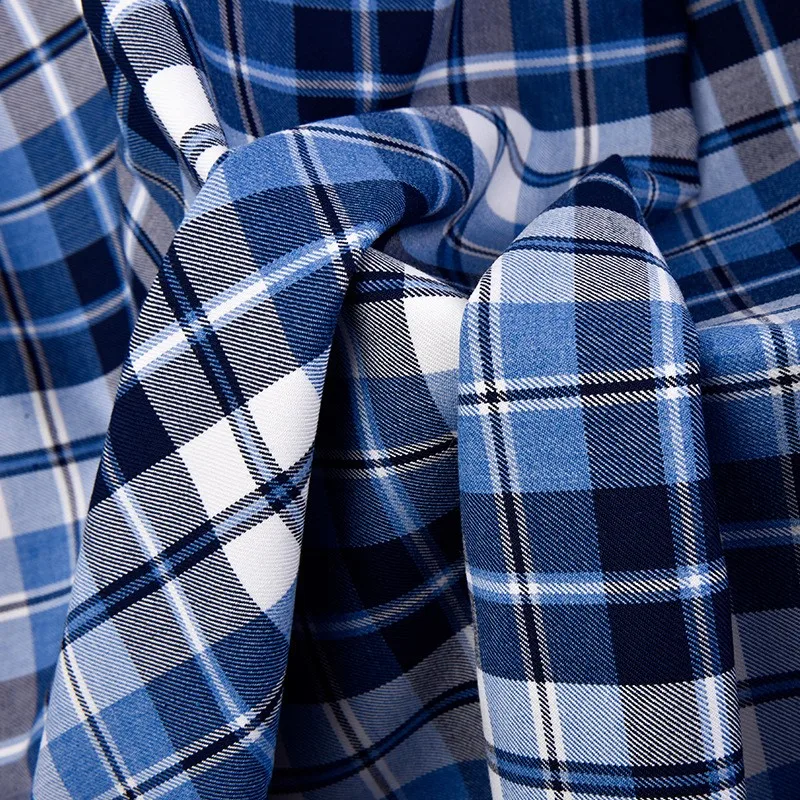 

Uniform plaid skirt fabric college-style pleated yarn-dyed suit