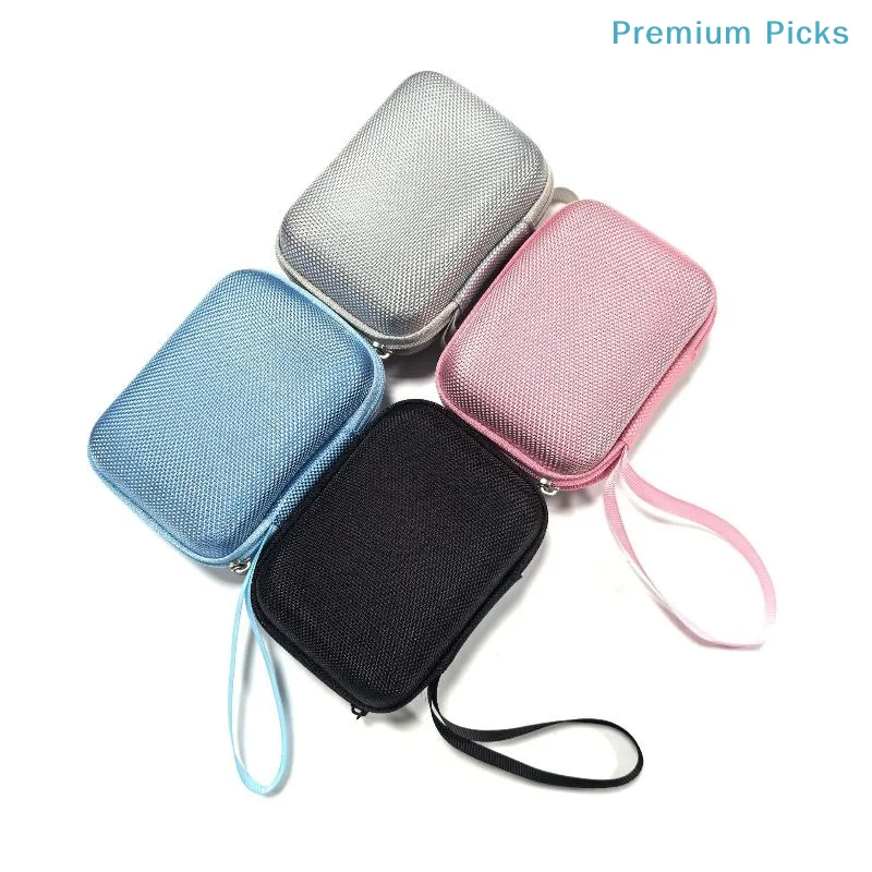 portableNylon + EVA Hard Shell Digital Camera Case Small Travel Cameras Storage Holder For Accessories Card CCD Card