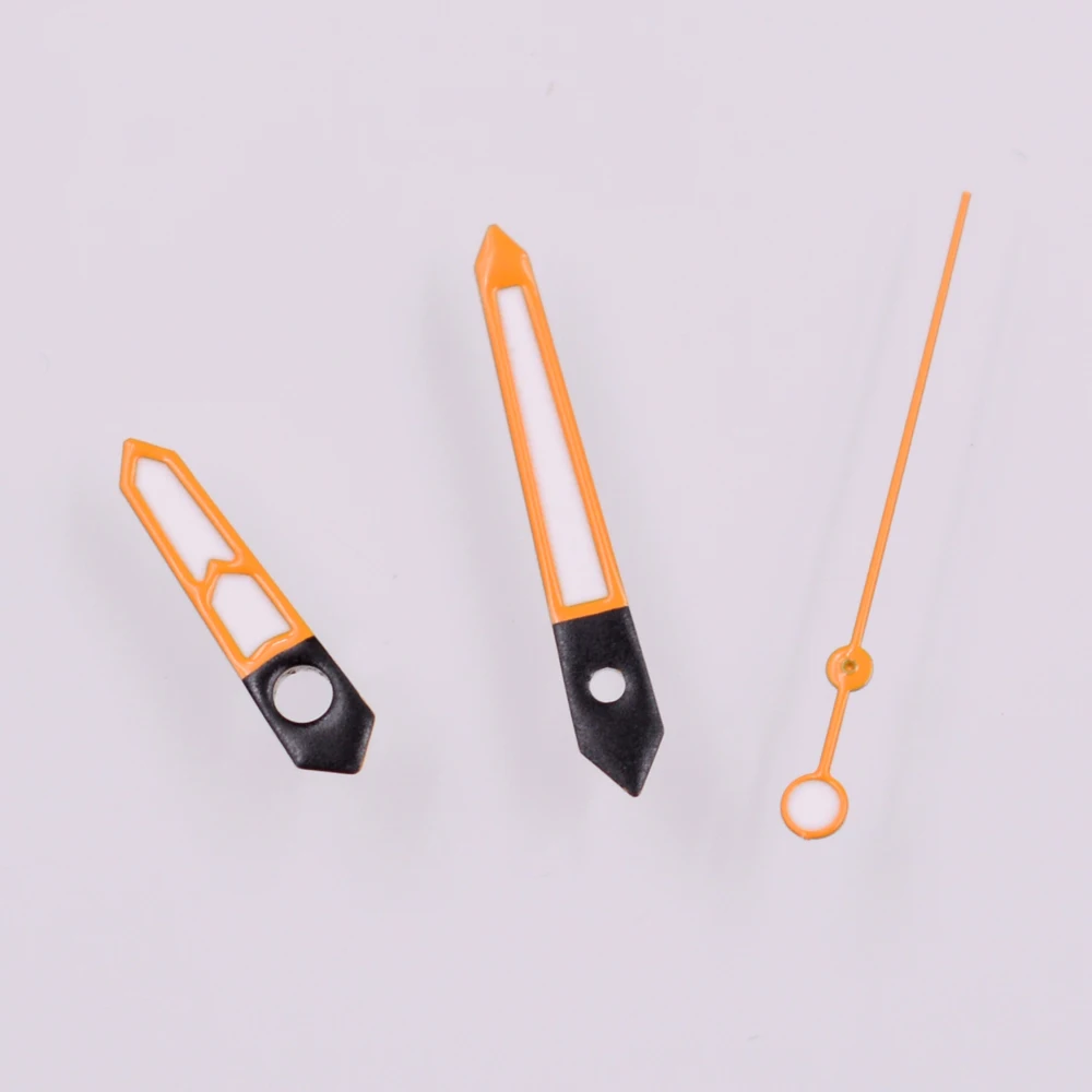 Green Luminous Orange/Black/Green Watch Hands Fit NH35 NH36 PT5000 ETA2824 2836 Miyota 8215 8205 ST1612 DG2813 Movement image 3