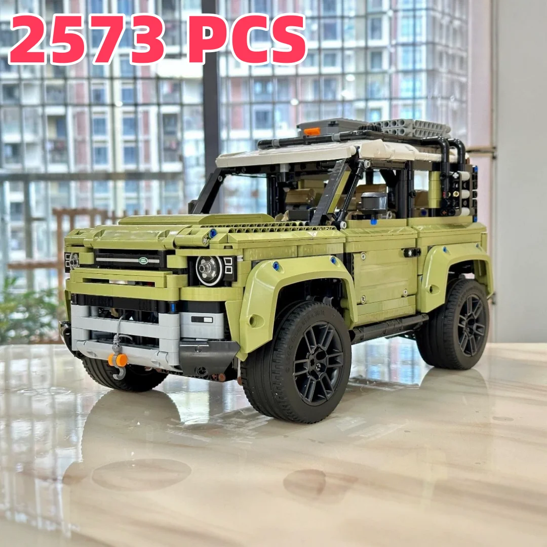 سيارة فنية كلاسيكية سيارة أرضية على الطرق الوعرة SUV CITY CARS عرض اللبنات مجموعة نموذج اللعب الطوب الأولاد هدية حفلة