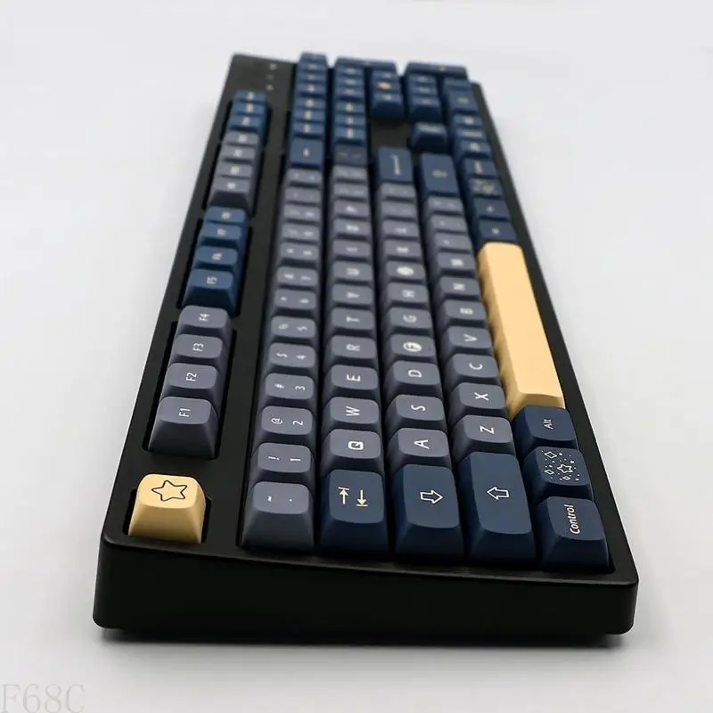 F68C XDA Dye sublimation pbt keycaps stargaze for Cherry MX SwitchMechanical Clavier