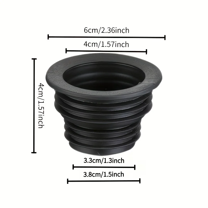 10pcs Anti-Odor Sealing Rings Plugs For Sewer Pipes Washing Machine Drain Pipes Silicone Floor Drain Anti-Insect Plugs