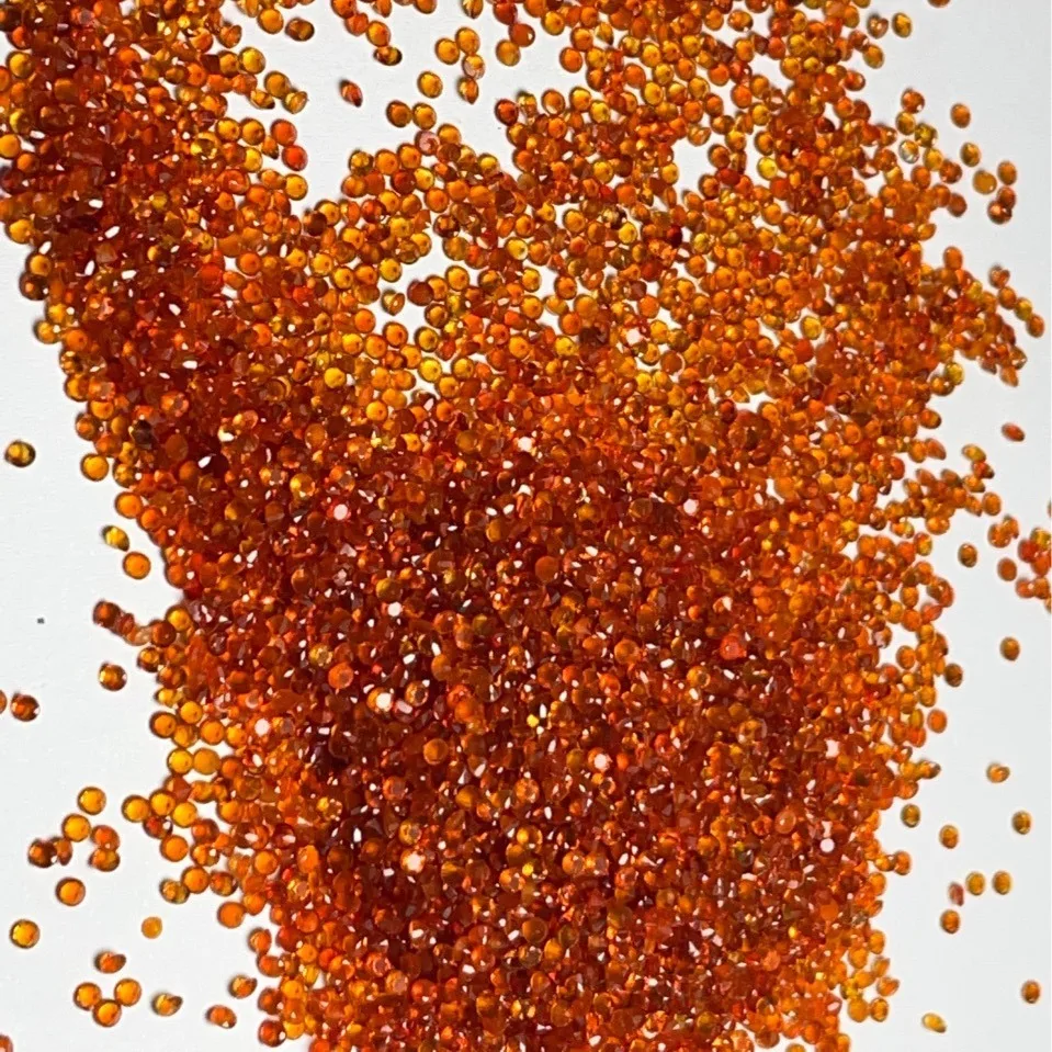 

Factory Wholesale 100% Real Natural Round Orange Red Agate Gemstone Loose Gems Diy Material for Jewelry