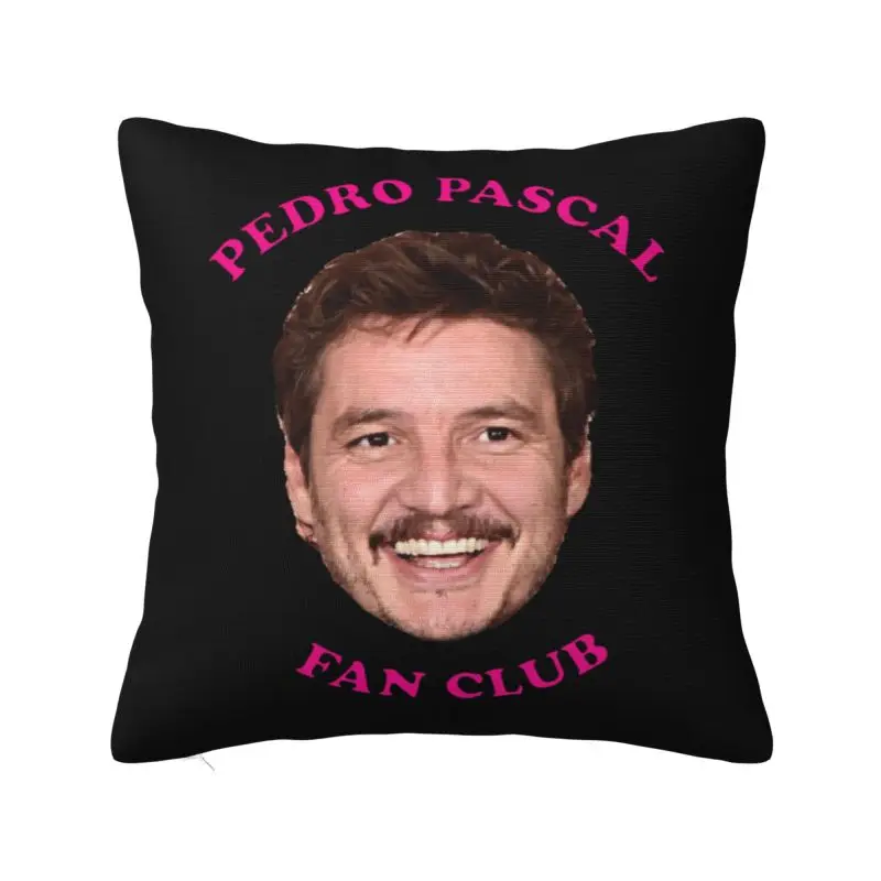 Nordic Funny Pedro Pascal Meme Cushion Cover 45*45 cm Polyester Throw Pillow Case Living Room Decoration Bedding Sofa Pillowslip
