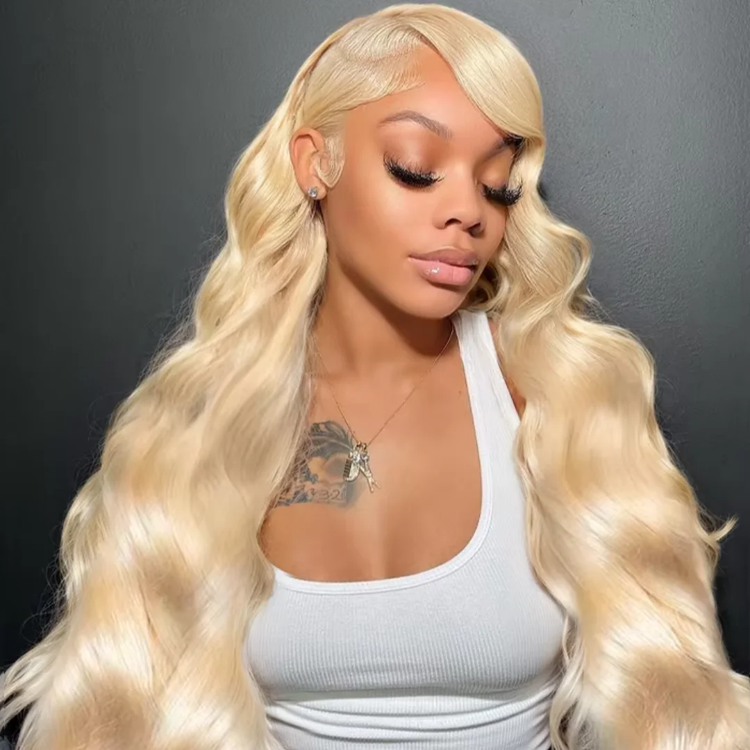 

Body Wave 13x6 613 Body Wave Honey Blonde Lace Frontal Human Hair Wig Brazilian 13x4 Lace Front Wigs For Women