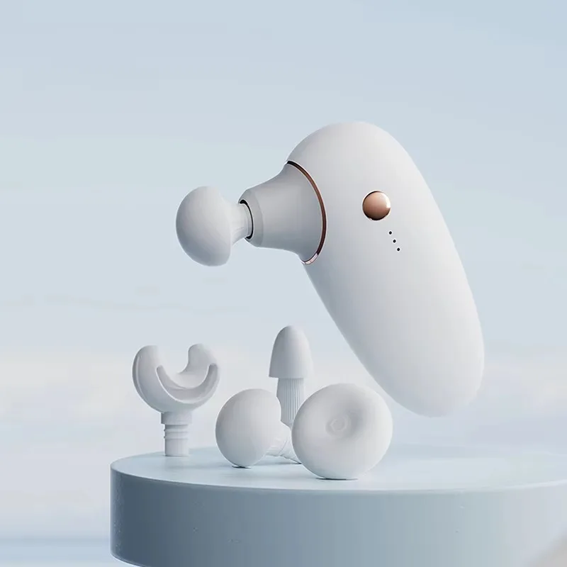 

Hot Selling New Muscle Tissue Fascia Fitness Vibration Relax Mini Attachments Deep Professional Body Massage Gun