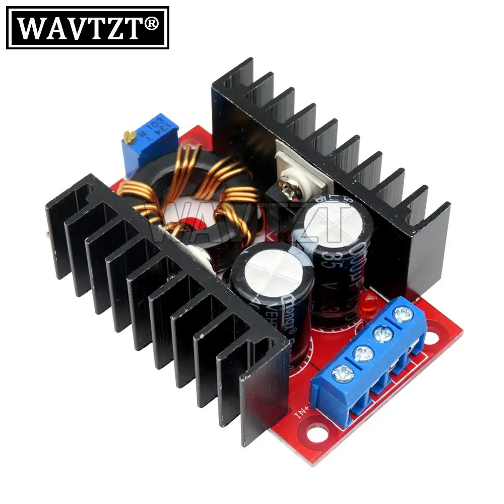 WAVTZT-وحدة تزويد الطاقة ، محول دفعة ، 10-32 فولت إلى 12-35 فولت ، 10A ، لوحة شحن جهد الكمبيوتر المحمول ،