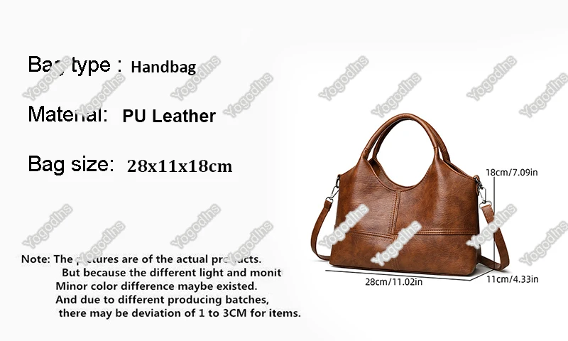 Neue Retro-Umhängetasche mit großer Kapazität, elegante Handtasche aus weichem Leder, mehrteilige Tragetasche für den täglichen Gebrauch. – Detail 2