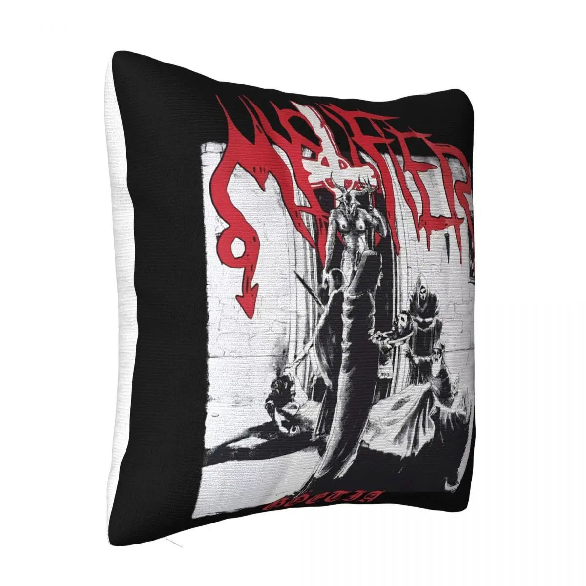 Mystifier Goetia Metal Blasphemy Sarcofago Sofa Cover Pillows Cover Cushion Cover 45X45 Pillow Case Pillow Cover