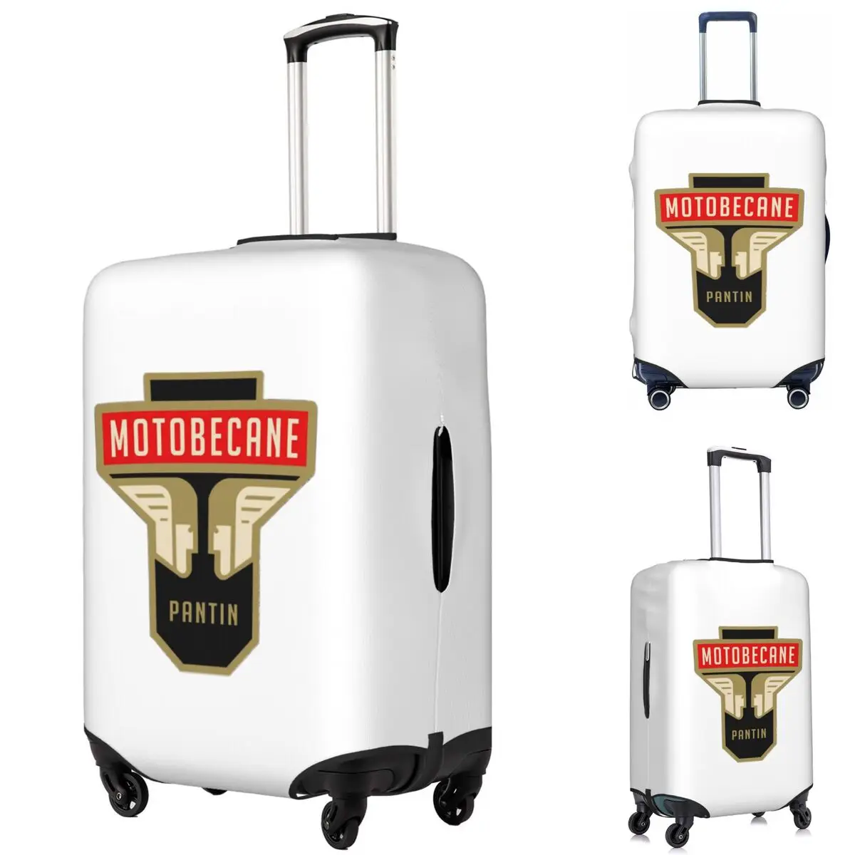 Motobecane Headstock (2) Penutup Koper Pelindung Penutup Pelindung Bagasi Perjalanan Elastis untuk 18-32 Inci