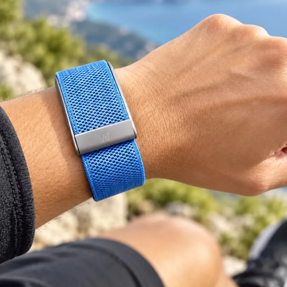 New Blue Woven Nylon Replacement Strap For Whoop 5.0/MG Breathable Sport Fitness Tracker Wristband For Men Women