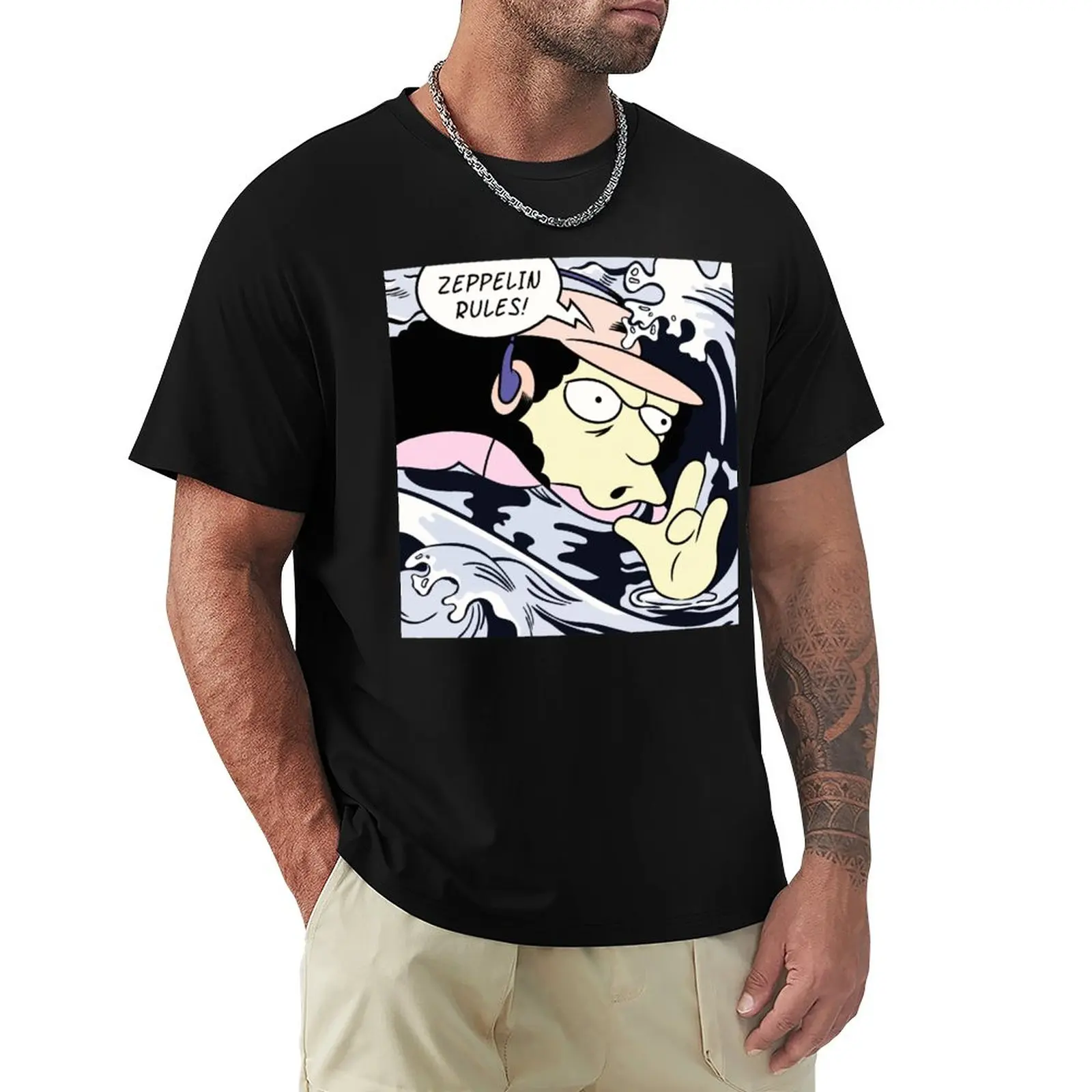 Roy Lichtenstein - Zeppelin Rules Classic T-Shirt kawaii clothes quick drying blacks plain black t shirts men