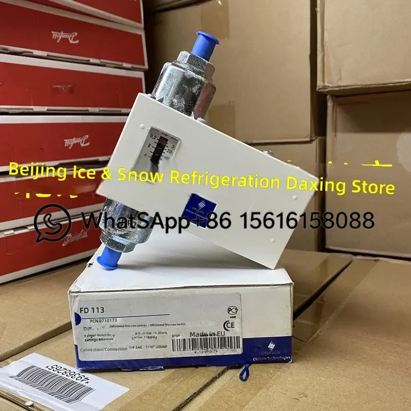 New EMERSON Differential Oil Pressure Controller Switch FD113-ZU FD113 for Refrigeration Compressor Protection High Quality