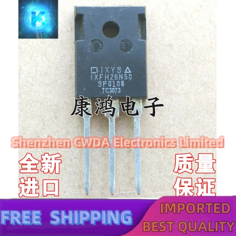 

10PCS-20PCS IXFH26N50 IXFH26N50Q TO-247 MOS 26A 500V In Stock Can Be Purchased