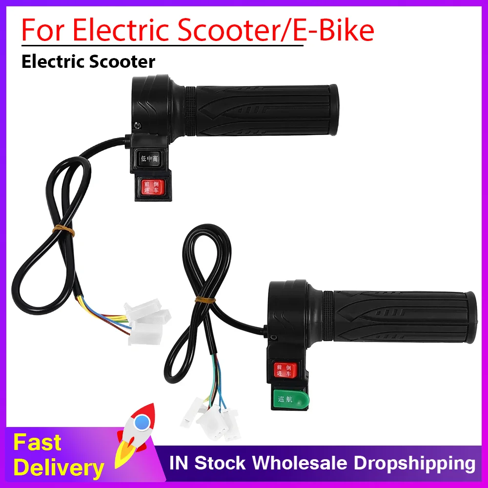 

Electric Scooter/E-Bike Twist Throttle High Med Low Speed / Forward Reverse / Cruise Replacement Part