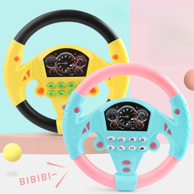 Toy Co Pilot Steering Wheel Simulator Early Education Machine Baby Learning Toy