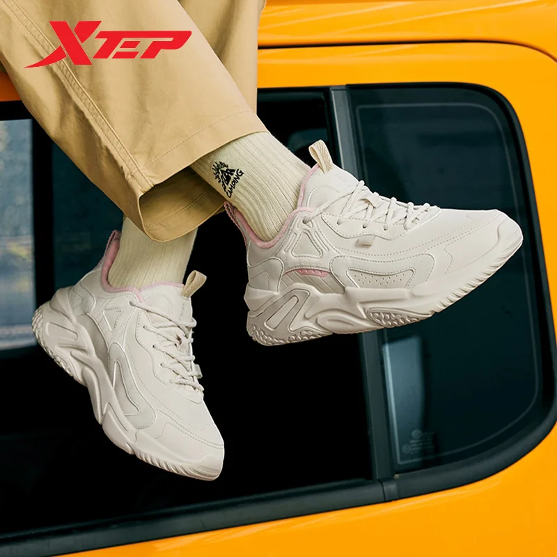 Xtep Cotton Shoes Women Warm Winter Sports Shoes Soft Wear-Resistant Female Comfortable Lightweight Sneakers 877418370016