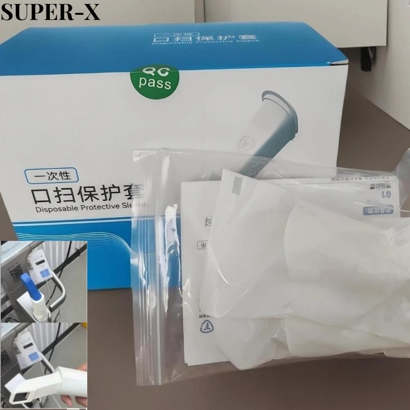 25Pcs/Box Dental TPU Disposable Mouth Scanning Protective Cover Adapt To ITero Mouth Scanning Devices Sterile Protective Cover