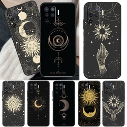 Magic Moon Tarot For OPPO A78 A77 A57 A17 A15 A16 A76 A96 A52 A72 A93 A74 A94 A5 A9 A31 A53S A54S A57s Case
