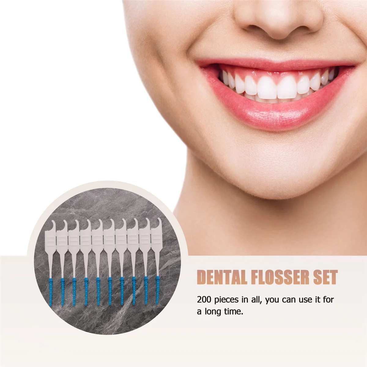200 pz/scatola morbido Silicone filo interdentale spazzolino interdentale denti usa e getta stuzzicadenti filo interdentale scelta dei denti spazzolino per l'igiene orale pulito