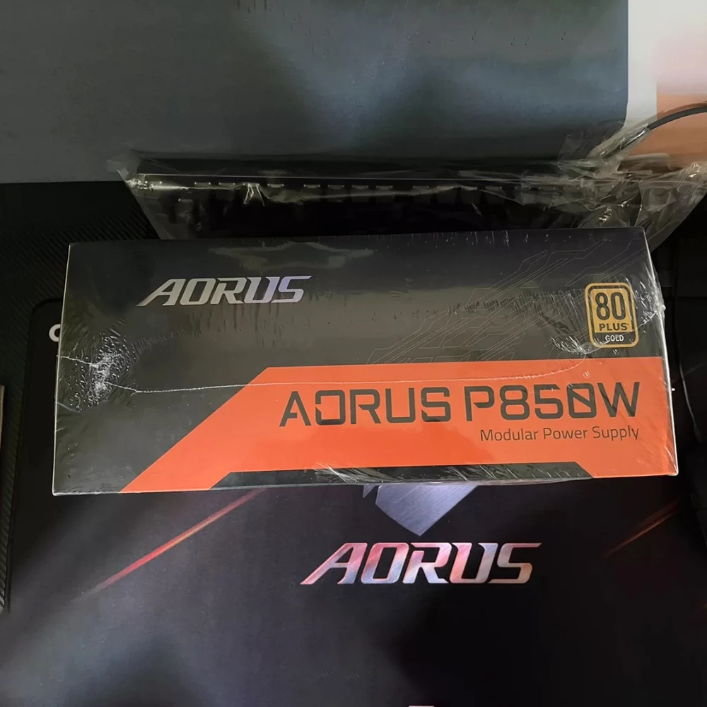 

Блок питания GP-AP850GM 850W AORUS P850W AP850GM 80PLUS Gold ATX 12V, работает идеально, быстрая доставка, высокое качество