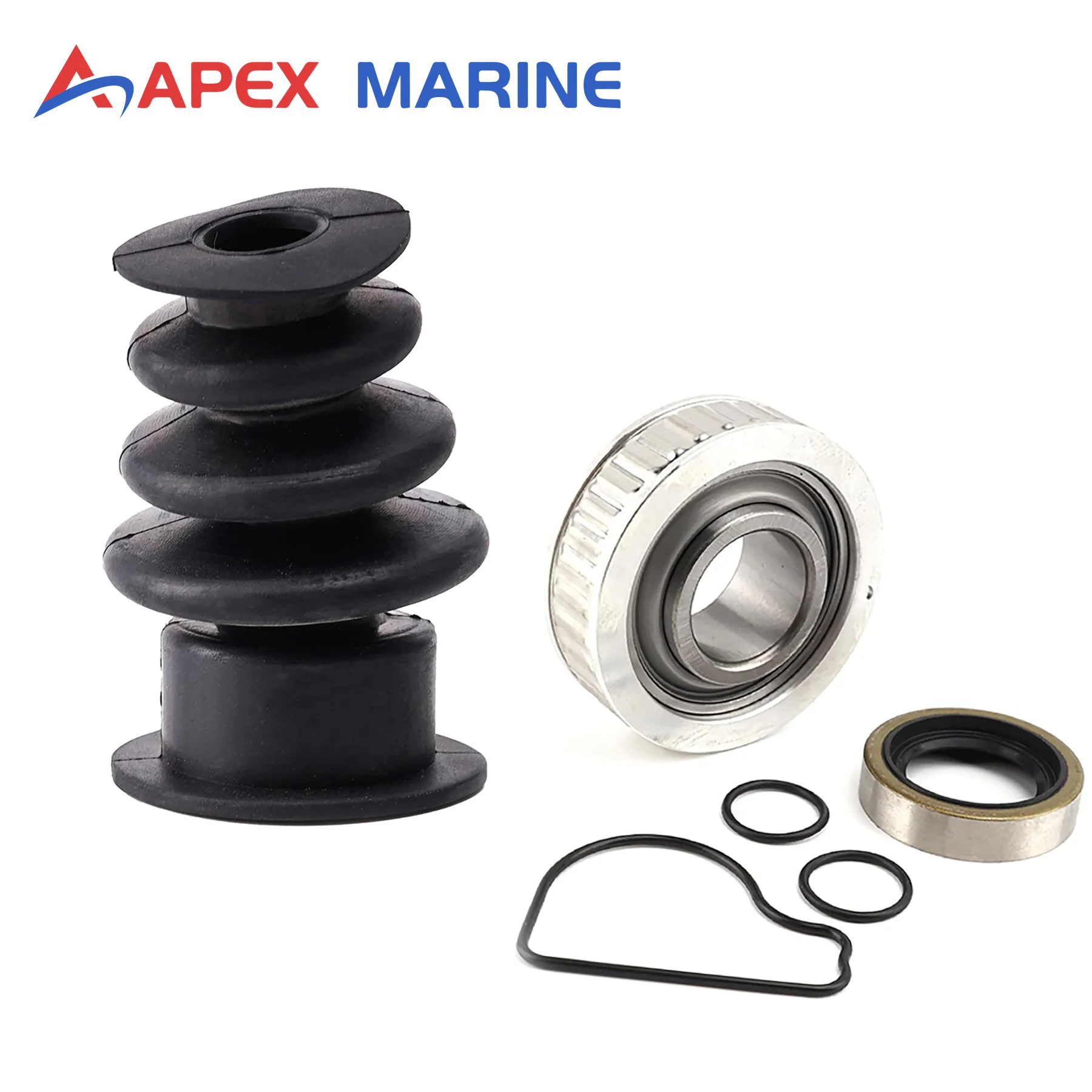 Câble de changement de vitesse 911826 et kit de roulement de cardan 983937 compatibles avec OMC Cobra V8 Stern Drive, remplace 911795 911823 911851 997368