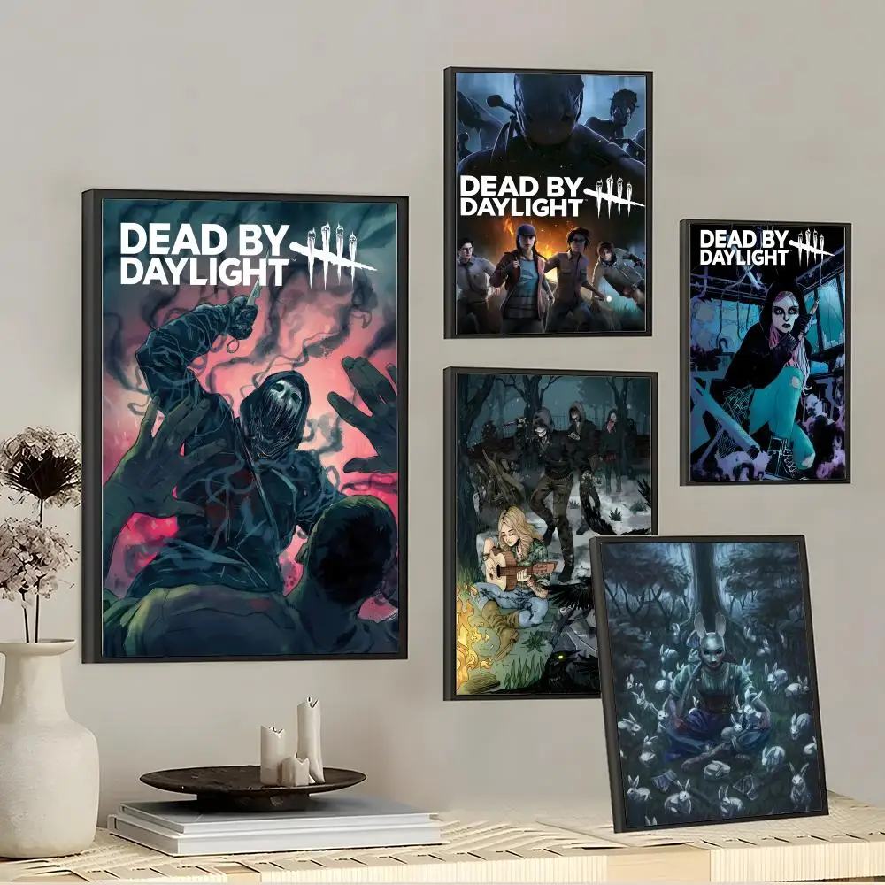 

Картина-калиграфия D-Dead By Daylight на хлопковом холсте, настенный художественный постер - эстетичная картина для гостиной, спальни, домашнего декора