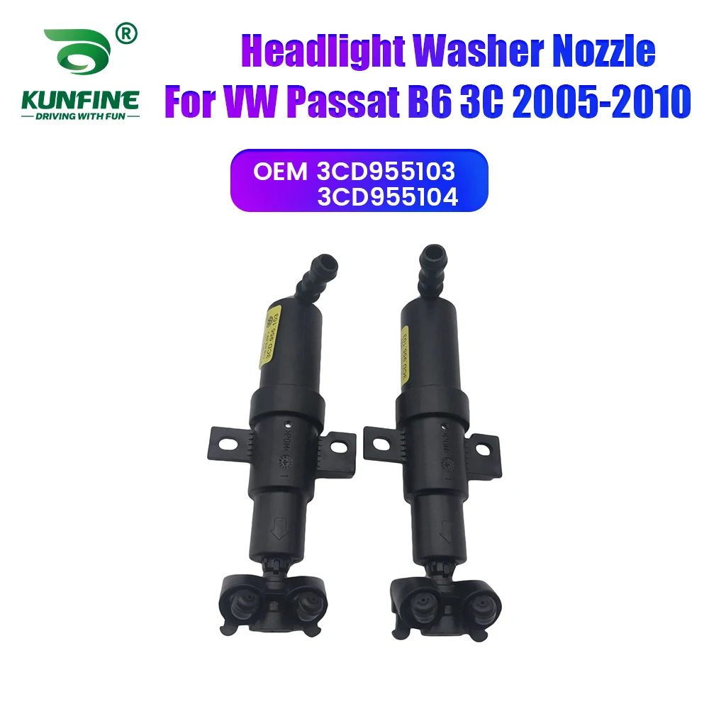 

Автомобильная фара, передний бампер, омыватель, распылительная форсунка, крышка насоса для фар для VW Passat B6 3C 2005-2010 3CD955103 3CD955104