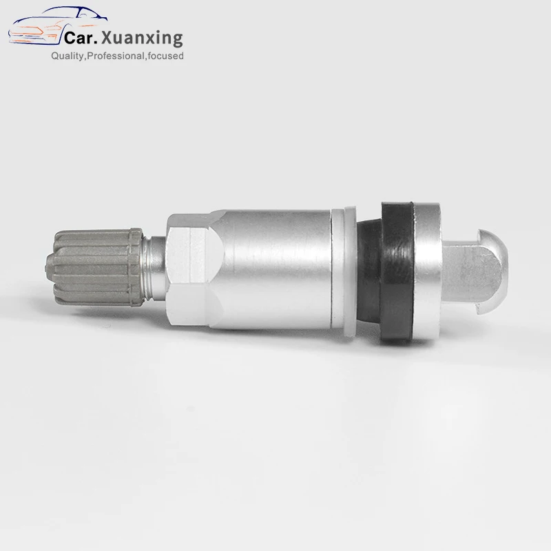 TPMS-27 Tire Valves Aluminum Tire Sensor Kit Tire Pressure Sensor Valves Stem Replacement for MG Lexus Audi Renault Bluebird