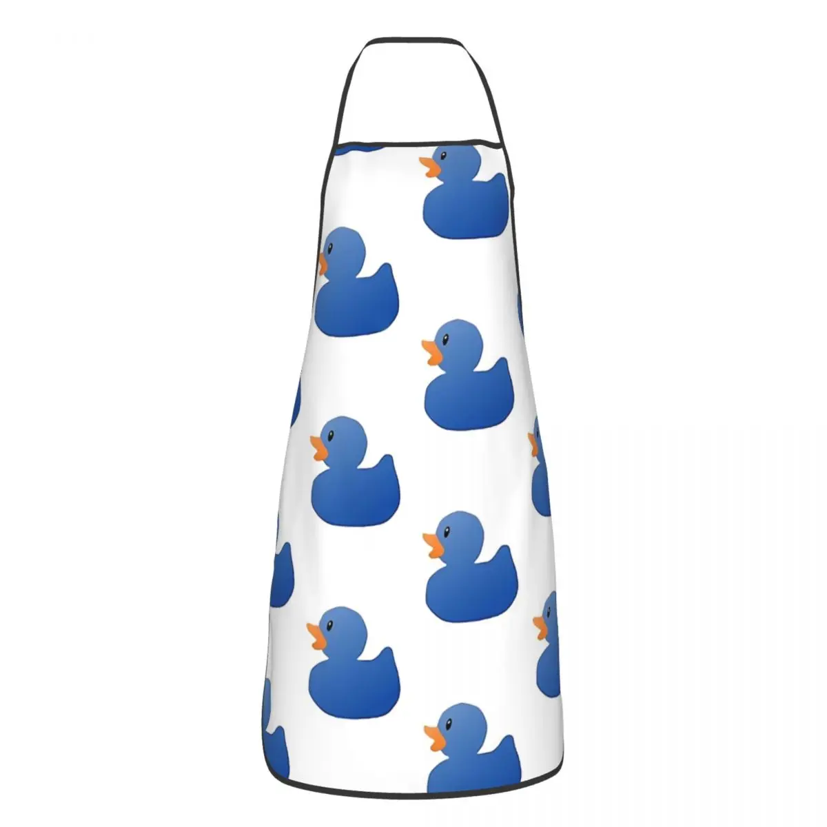 Unisex Blue Apron Adult Women Men Chef Tablier Cuisine for Cooking Kitchen Baking Rubber Duck Cuisine for Painting