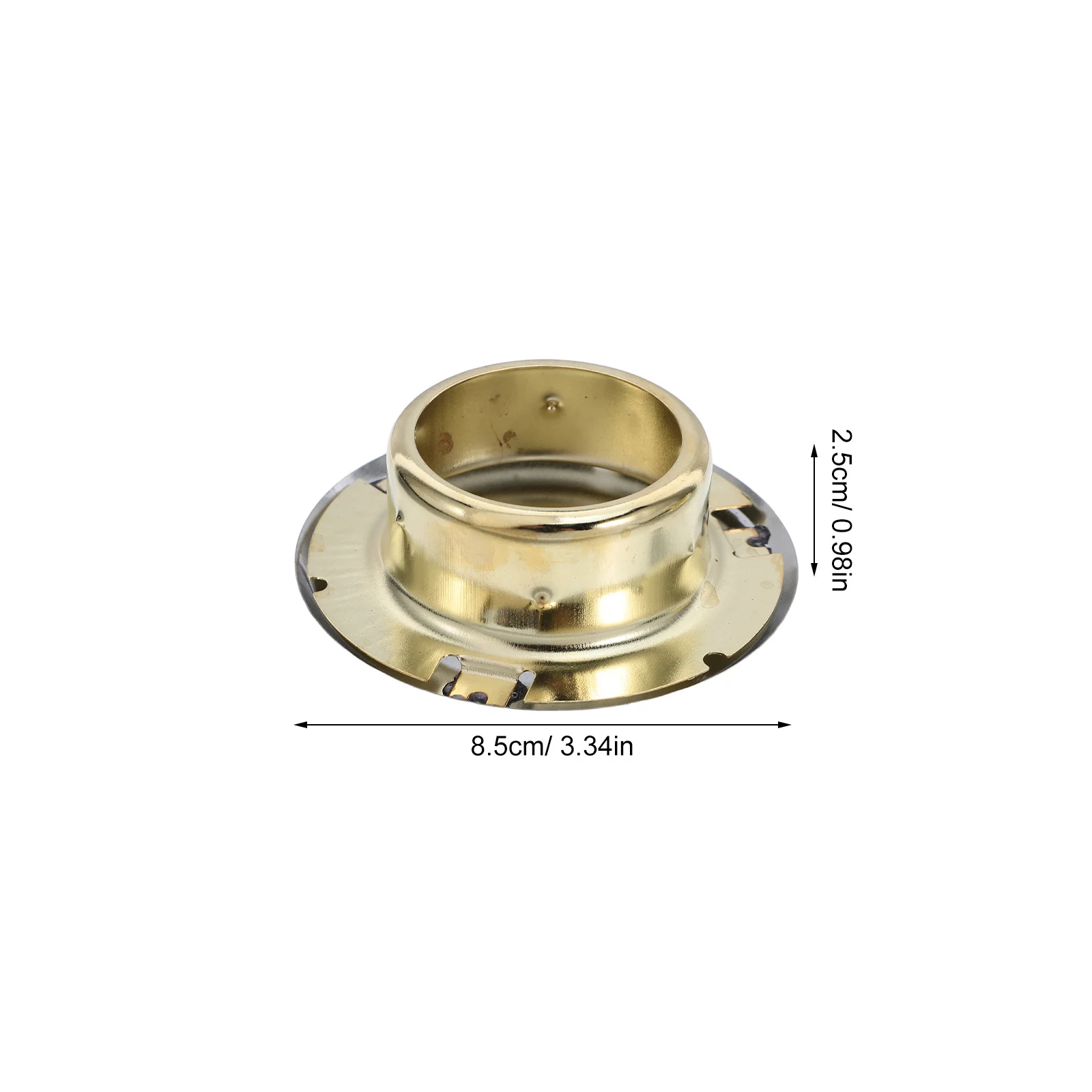 4Pcs Concealed Fire Sprinkler Head Covers Ceiling Mount Threaded Nozzle Protector Sprinkler System