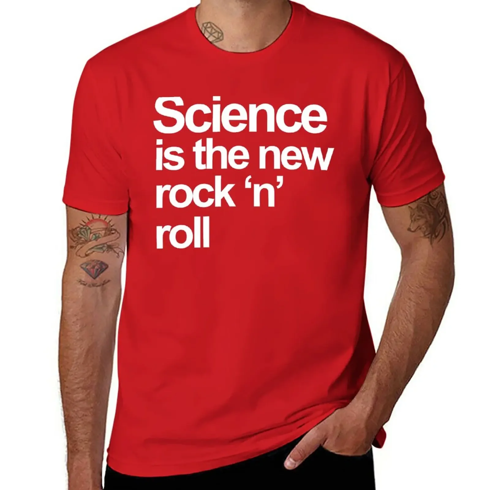 Fashion Science Is The New Rock And Roll T-Shirt boys t shirts Anime Short sleeve mens plain Men Sanitys Falls Sally Face Logo