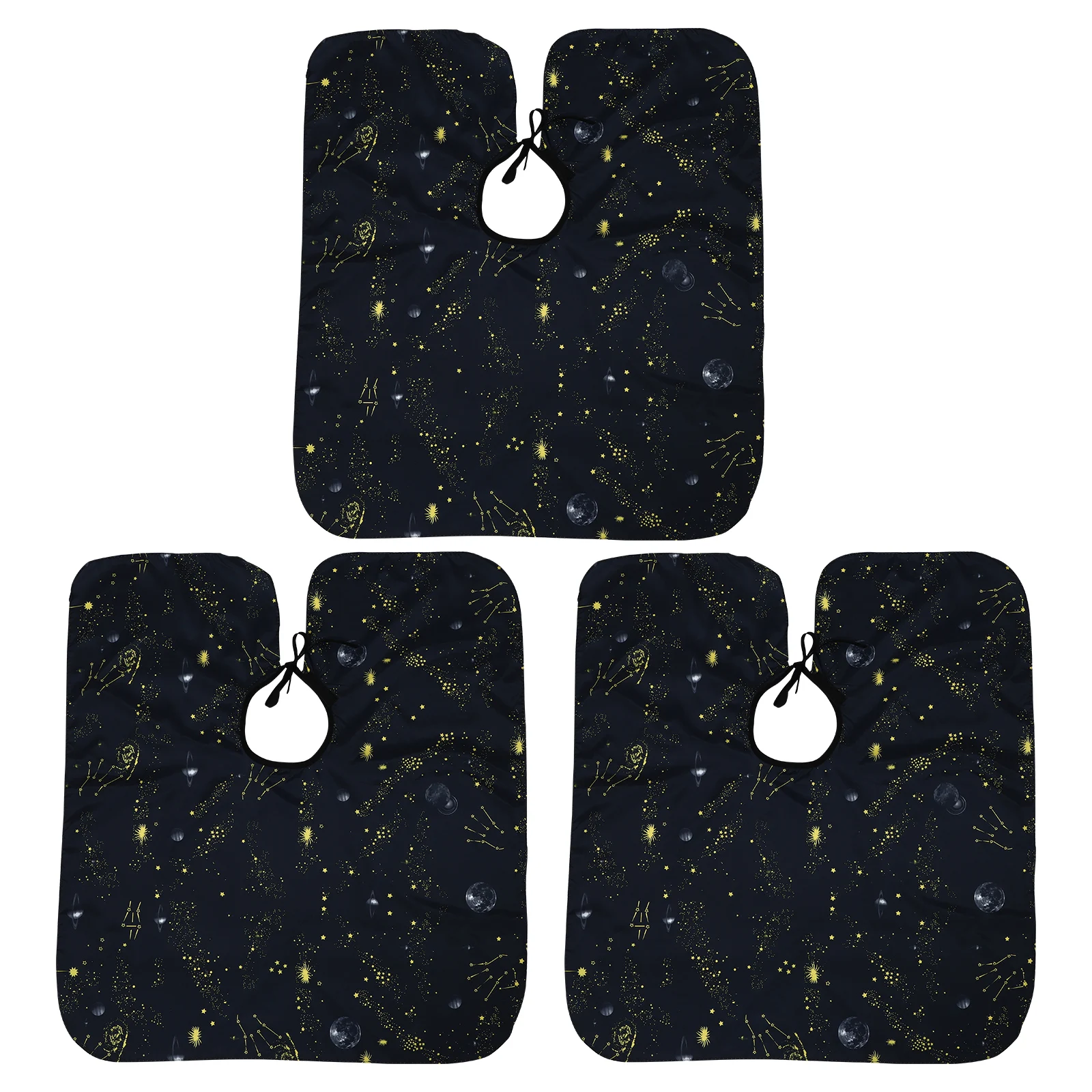 

3pcs Kids Haircut Cape Children Hair Cutting Apron Styling Waterproof Salon Professional Hairdressing Tool Lightweight Material