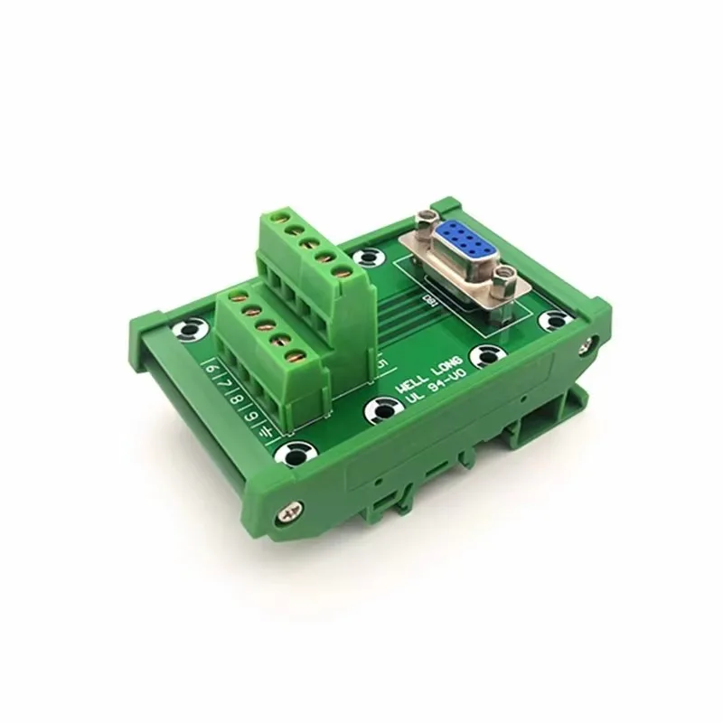 

D-SUB DB9 Female Header Breakout Board, Terminal Block, Connector