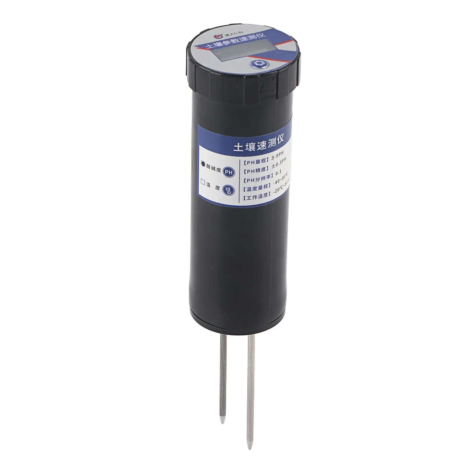 

Soil Temperature and Humidity Meter Stainless Steel Probe for Garden and Agricultural Use Handheld Soil Measurement Tool