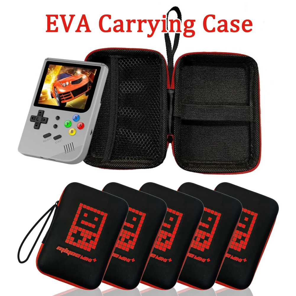 Carrying Case for Anbernic RG35XX for Miyoo Mini Plus Retro Handheld Game Player Travel Console Organizer Portable Mini Bag