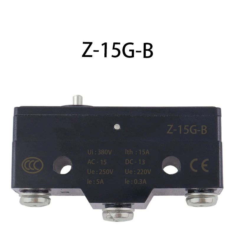 Z-15G-B Z-15G Microswitch limit Travel switch Small Horizontal rotary roller lever arm hinge screw terminal