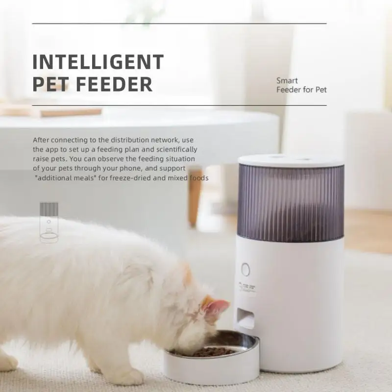 Pet Smart Feeder Automatic Feeder Smart Application Pet Feeder 2.5l Dog Food Cat Food Feeder Pet Supplies Intelligent Pet Feeder