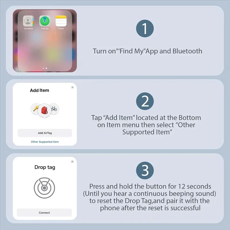 Мини-GPS трекер, 2 упаковки, трекеры для смарт-тегов, детская сумка для домашних животных, велосипедная сумка, поиск потерь, бирка для системы IOS, Air Tag, универсальная для Androiduser