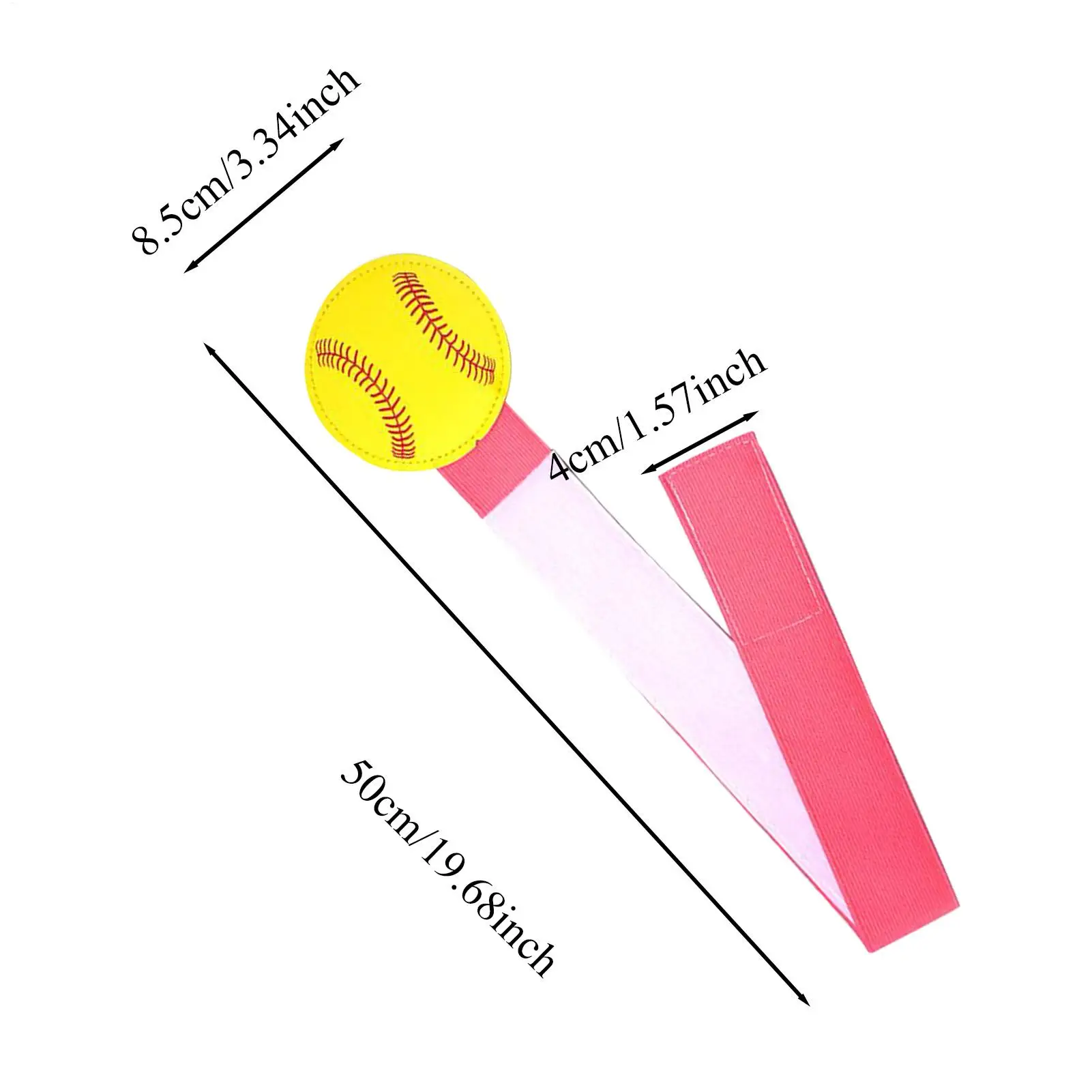 Softball-Pitching-Trainer, Beinbänder, Softball-Pitching-Trainingshilfe für Anfänger, verbessert die Wurfgenauigkeit, Ball-Sportgeräte