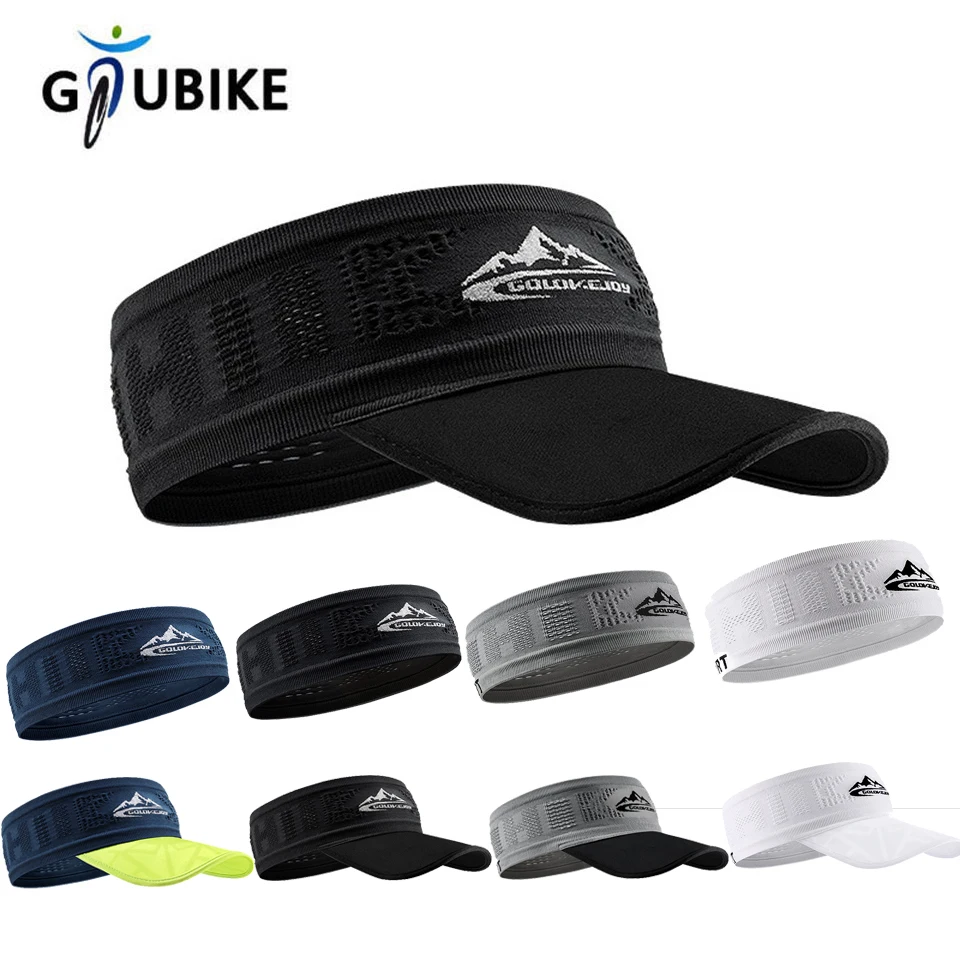 Gtubike viseira esportiva elástica legal, faixa elástica antiderrapante para corrida ao ar livre, absorvente de suor e respirável, cinto antitranspirante