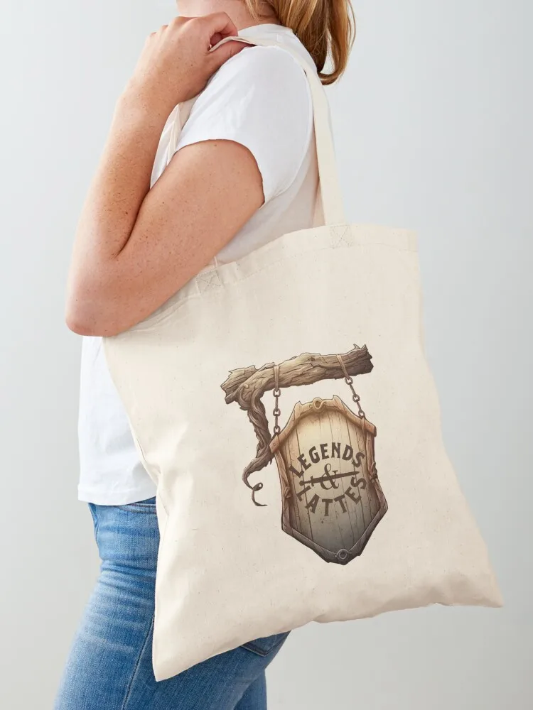 Legends & Lattes inspired Tote Bag shopping bag Big bag women custom fabric