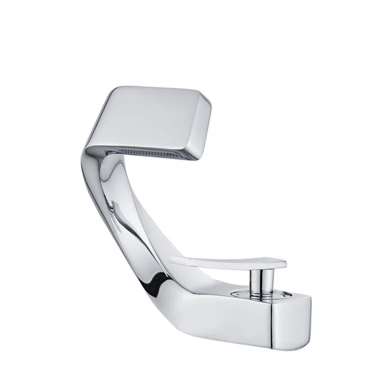 

Faucet gun gray black and white rose gold waterfall washbasin bathroom washbasin