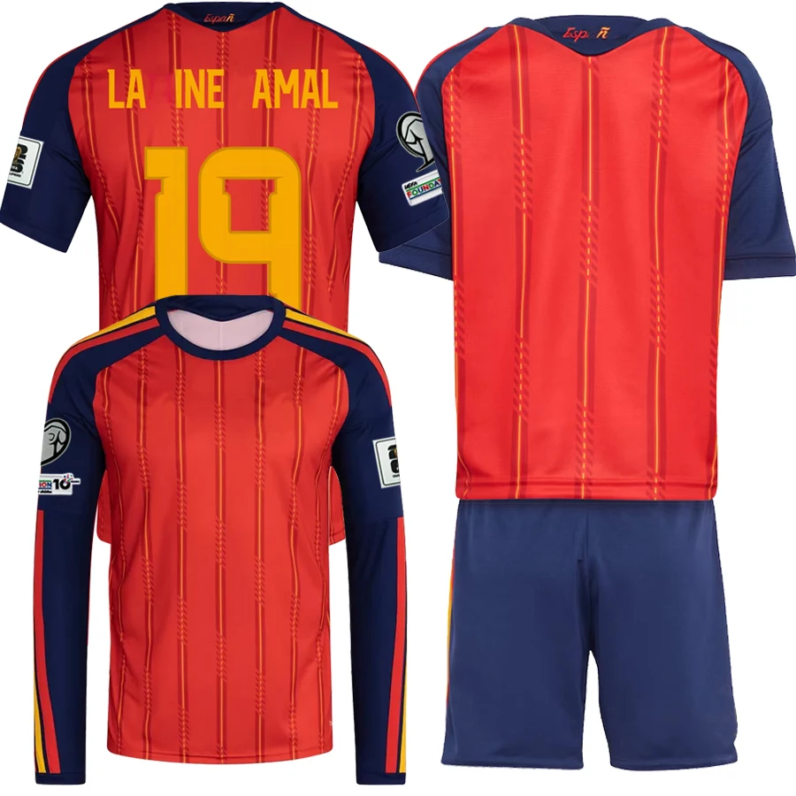 

New 2026 2027 SpainES 26 27 SpainES Adults shirt Customized Kids kit shirt