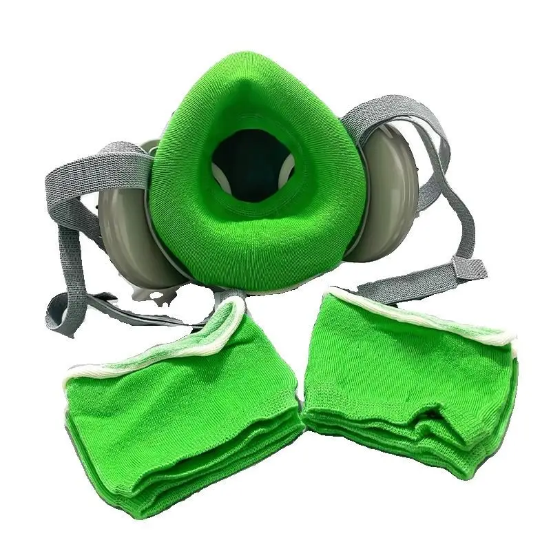 Cotton Sweat Liner Breathable Anti Fog Dust Mask Cover Washable Elastic Non Slip for Respirator Airsoft Industrial