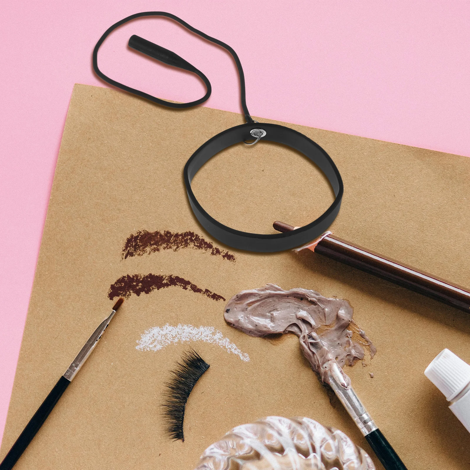 Pince à épiler à cils en Silicone, petit support de pince à cils léger, outil d'extension, protection ergonomique en Silicone pour cils