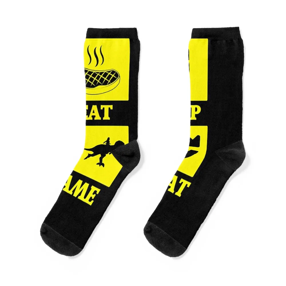 

Funny Gift For Ark Survival Evolved Eat Sleep Tame Repeat Gifts For Fan Socks compression floor custom Socks Woman Men's