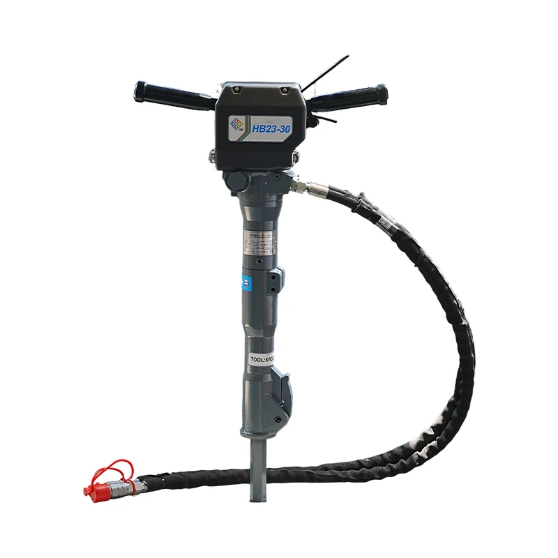 Lightweight Hydraulic Impact Hammer Drills Pick with Vibration Reduction and Hydraulic Breaking Features