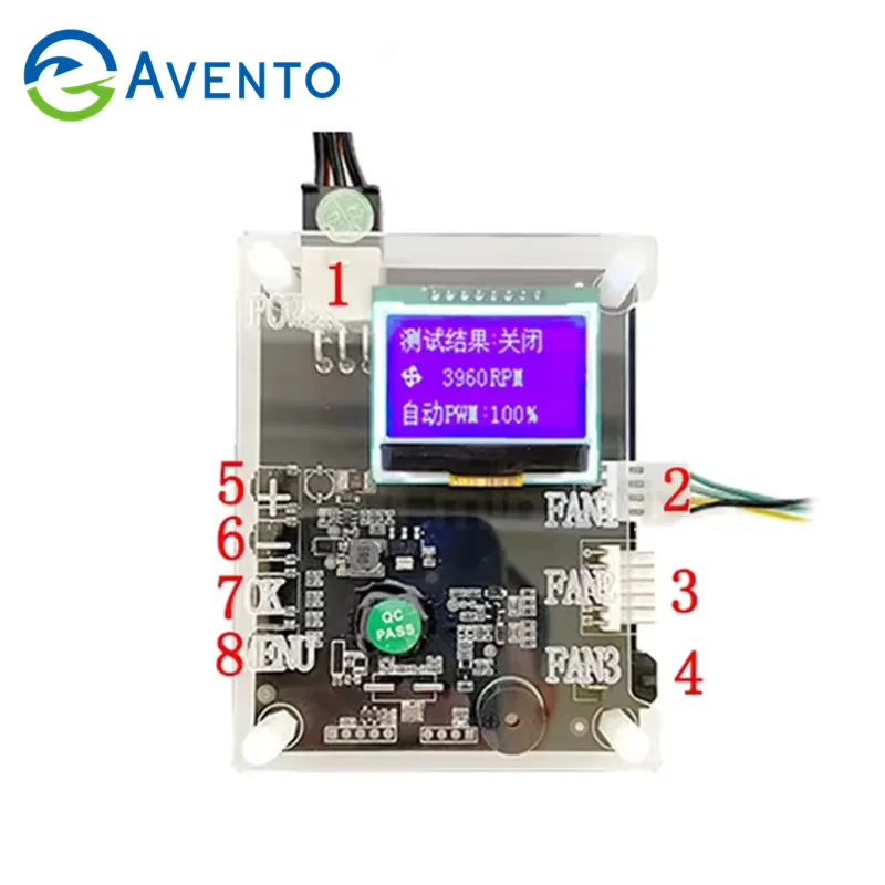 جهاز اختبار المروحة F1PRO، قادر على اختبار المراوح ومحاكاة المروحة ذات السرعة القابلة للتعديل للنماذج مثل Ant، Shenma، Avalon، إلخ