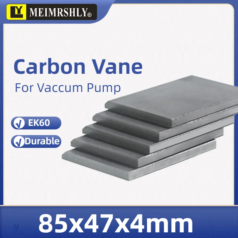 

7 шт. угольные лопасти MEIMRSHLY 85x47x4 мм для вакуумного насоса, карбоновый лист вакуумного насоса